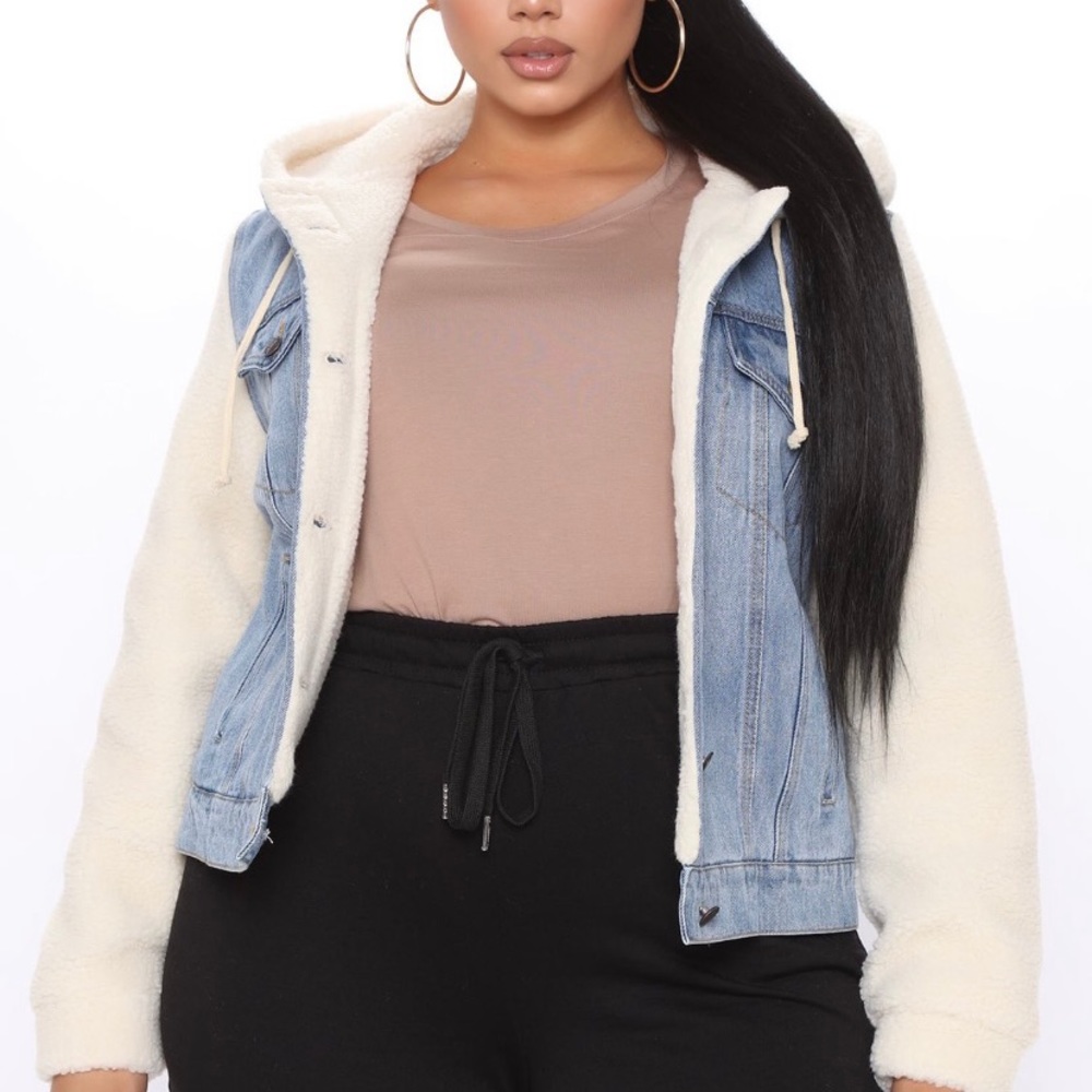 Cozy Dates Denim Jacket Sz 1X